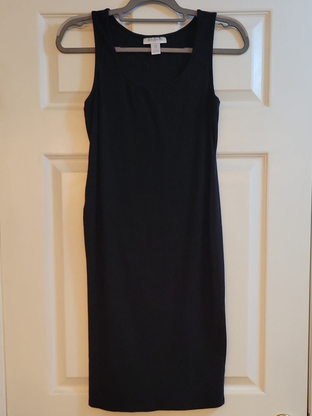 Motherhood Black Midi Tank Dress